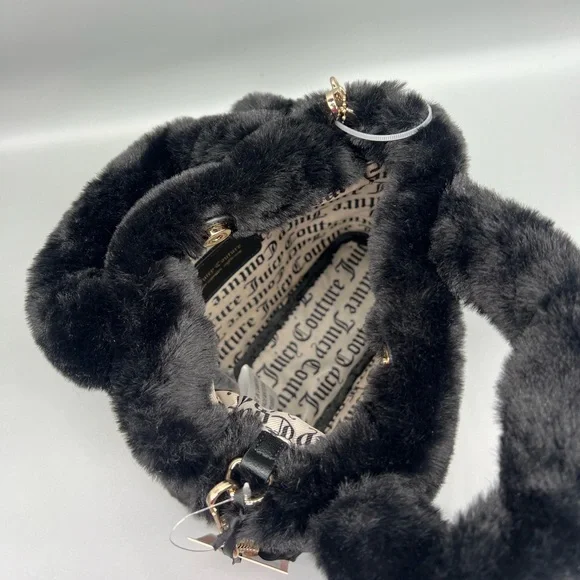 Juicy couture fluffy mini tote purse - Picture 8 of 11